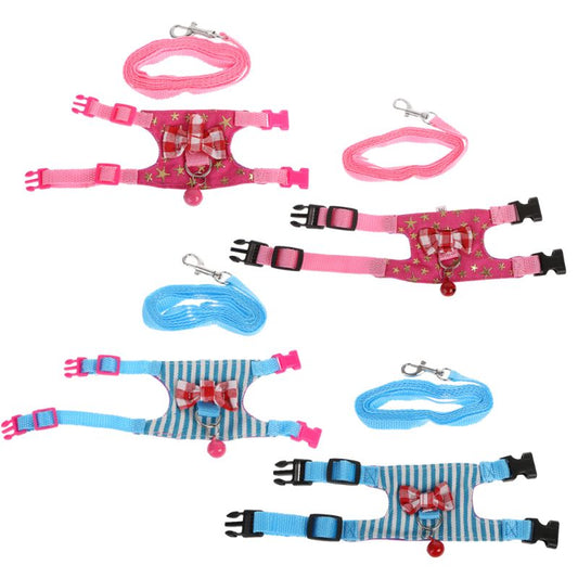 Small Pet Harness Leash Set