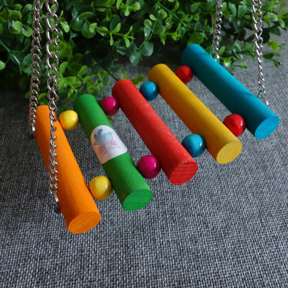 1 PC Hanging Bridge Swing for Birds